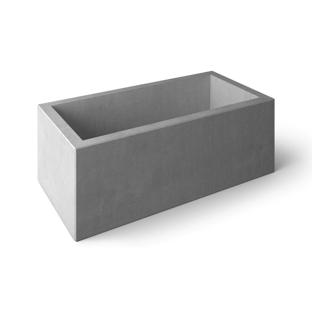 Betonowa donica Lungo 180x70x65h Donica Lungo to wąska i długa propozycja o pros